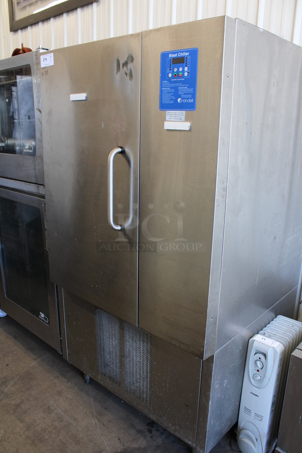 2016 Randell Model BC-18 Stainless Steel Commercial Floor Style Blast Chiller. 115/230 Volts, 1 Phase. 40x36x71