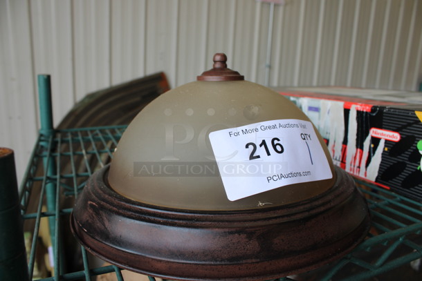 Metal Ceiling Light Fixture. 11.5x11.5x7 - Image 2 of 3