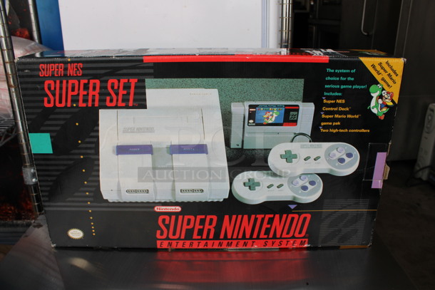 Super Nintendo Super NES Super Set Entertainment System Box. Unit Not Included. 21x3.5x12 - Image 1 of 5