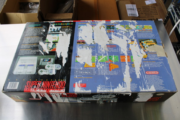 Super Nintendo Super NES Super Set Entertainment System Box. Unit Not Included. 21x3.5x12 - Image 3 of 5