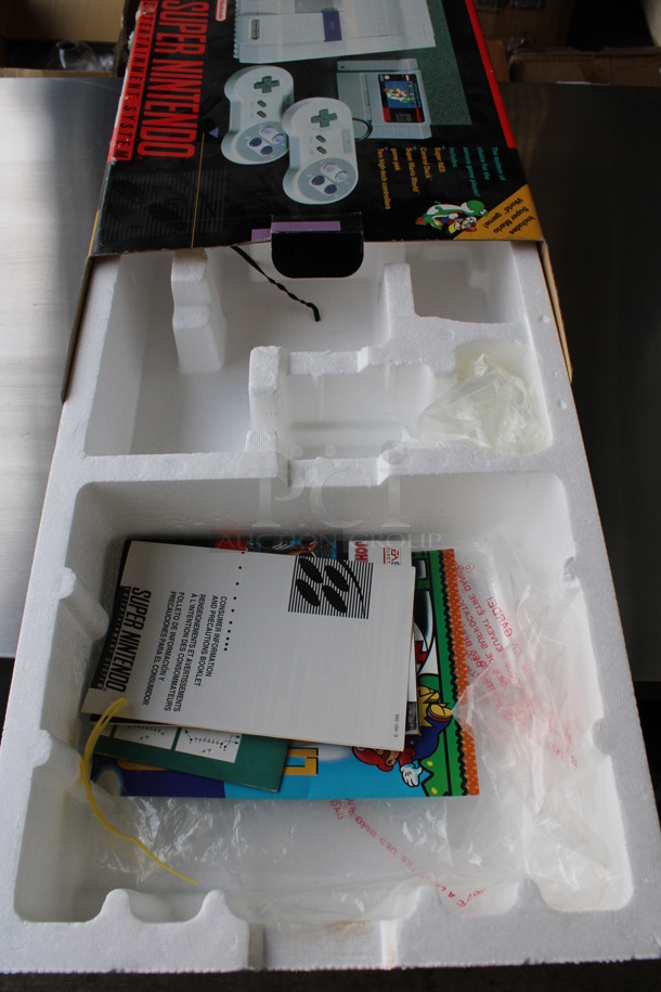 Super Nintendo Super NES Super Set Entertainment System Box. Unit Not Included. 21x3.5x12 - Image 4 of 5