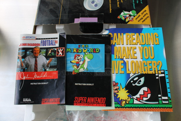 Super Nintendo Super NES Super Set Entertainment System Box. Unit Not Included. 21x3.5x12 - Image 5 of 5