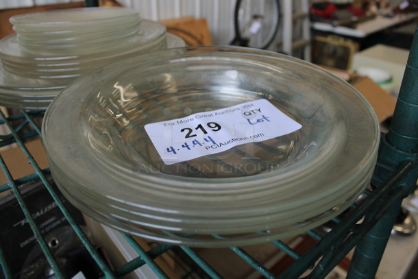 ALL ONE MONEY! Lot of 16 Various Glass Plates! 8.5x8.5x1.5, 5.5x5.5x1, 7.5x7.5x1, 9.5x9.5x1 - Image 2 of 4