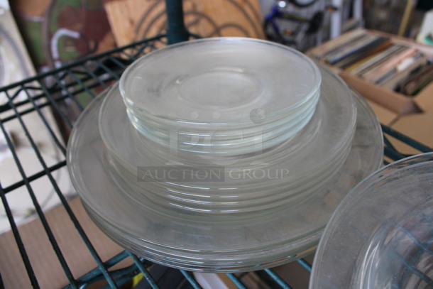 ALL ONE MONEY! Lot of 16 Various Glass Plates! 8.5x8.5x1.5, 5.5x5.5x1, 7.5x7.5x1, 9.5x9.5x1 - Image 3 of 4
