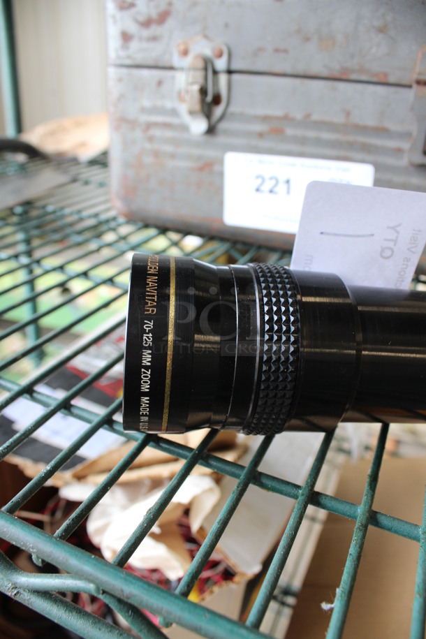 DO Industries Golden Navitar 70-125 MM Zoom Camera Lens. 2.5x2.5x7 - Image 4 of 4