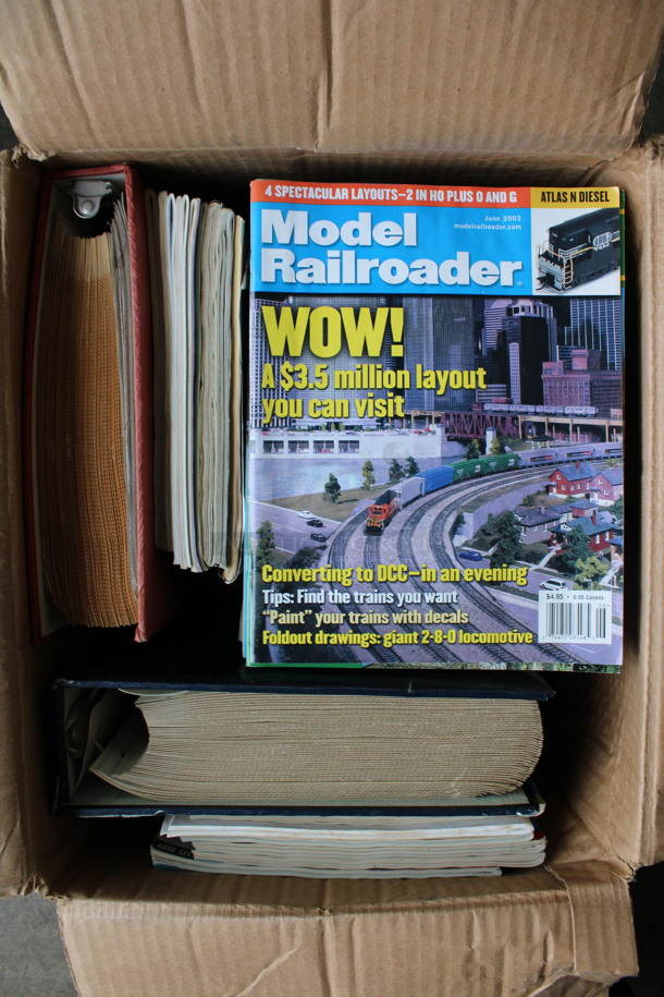 ALL ONE MONEY! Lot of Various Train Magazines and Train Pictures!