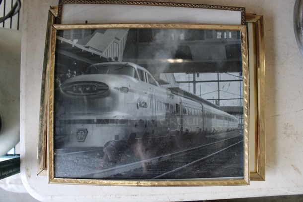 6 Various Framed Pictures Including Trains. Includes 9x1x7.5. 6 Times Your Bid! - Image 3 of 6