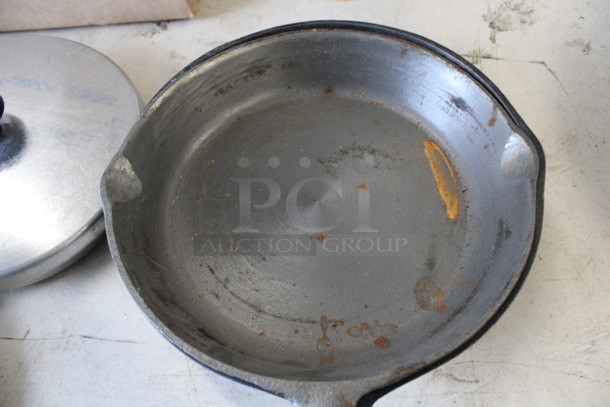 3 Cast Iron Skillets. Includes 12x8x2. 3 Times Your Bid! - Image 3 of 3