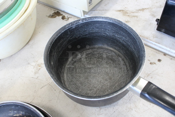 2 Various Metal Sauce Pots. Includes 14x7.5x3.5. 2 Times Your Bid! - Image 3 of 3