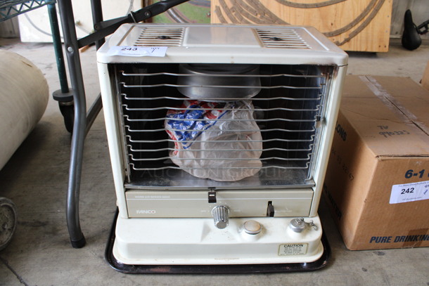 Metal Portable Kerosene Heater. 21x15x19