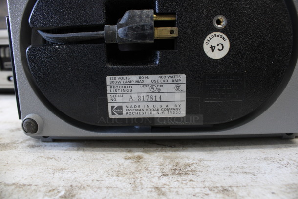 Kodak Ektagraphic III AMT Projector. 120 Volts, 1 Phase. 11x13x5 - Image 5 of 5