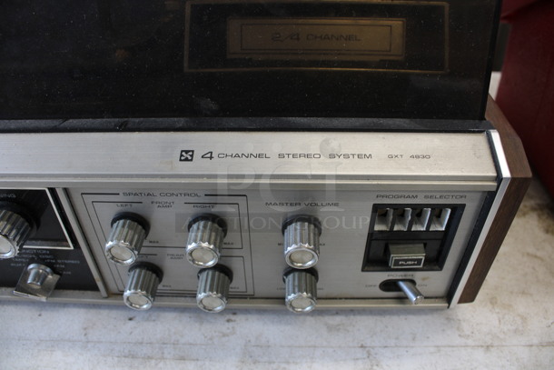 Sanyo Model GXT 4830 Countertop 4 Channel Stero System Record Player. 20x13x9 - Image 3 of 7