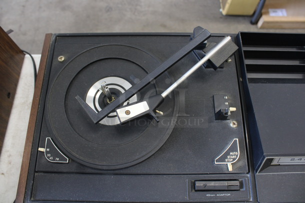 Sanyo Model GXT 4830 Countertop 4 Channel Stero System Record Player. 20x13x9 - Image 6 of 7
