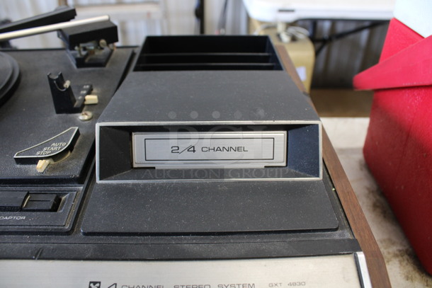 Sanyo Model GXT 4830 Countertop 4 Channel Stero System Record Player. 20x13x9 - Image 7 of 7