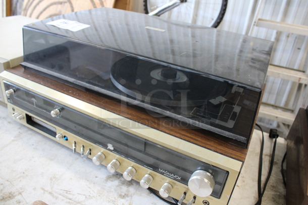 Magnavox Countertop Receiver Recorder System Record Player. 23x16x11 - Image 4 of 5