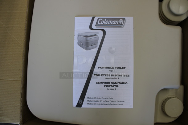 BRAND NEW IN BOX! Coleman Portable Toilet. 16.5x14.5x12.5 - Image 3 of 4