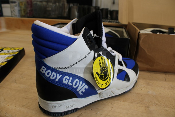 2 BRAND NEW IN BOX! Adidas Black and White EQT Basketball High Top Size 14.5 Sneakers and Body Glove Impact Size 12 Sneakers. 2 Times Your Bid! - Image 5 of 8