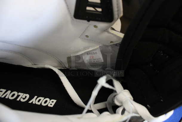 2 BRAND NEW IN BOX! Adidas Black and White EQT Basketball High Top Size 14.5 Sneakers and Body Glove Impact Size 12 Sneakers. 2 Times Your Bid! - Image 6 of 8