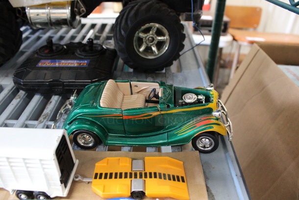 ALL ONE MONEY! Lot of 7 Various Vehicles Including Remote Controlled and Tractor! - Image 3 of 4