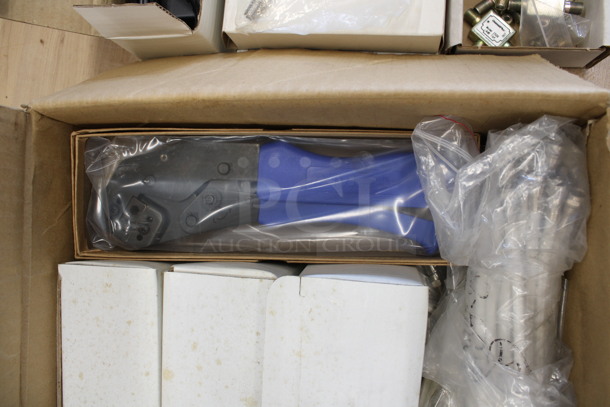 ALL ONE MONEY! Lot of Various Items Including NEW Coax / Coaxial System Cable Splitters! - Image 5 of 7