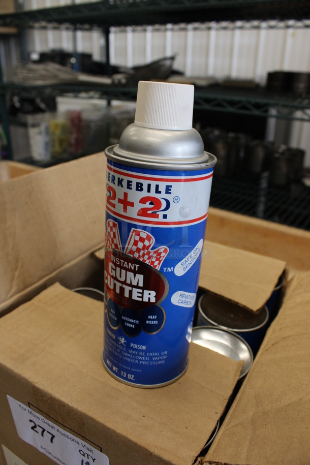12 Gum Cutter Bottles. 2.5x2.5x8. 12 Times Your Bid! - Image 2 of 2