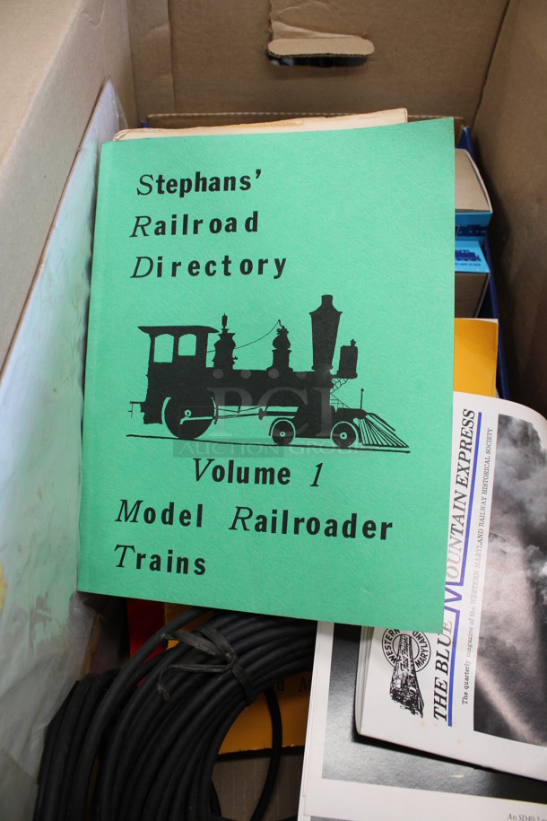 ALL ONE MONEY! Lot of Various Items Including Lamp, Empty Train Car Boxes and Stephans' Railroad Directory! - Image 4 of 5