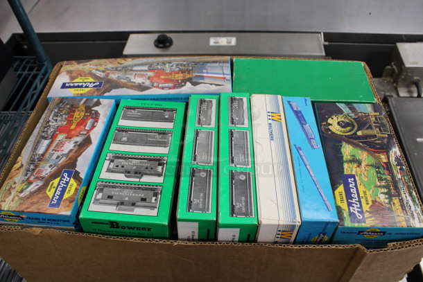ALL ONE MONEY! Lot of Model Train Car Boxes! Boxes are Believed To Be Empty