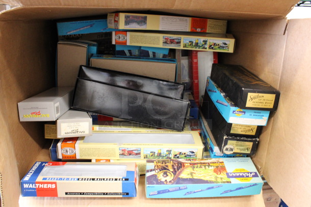 ALL ONE MONEY! Lot of Model Train Car Boxes! Boxes are Believed To Be Empty