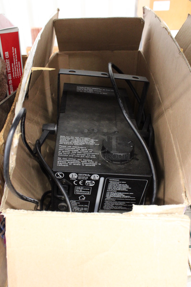 IN ORIGINAL! Metal Super Fog Machine. 120 Volts, 1 Phase. - Image 4 of 4