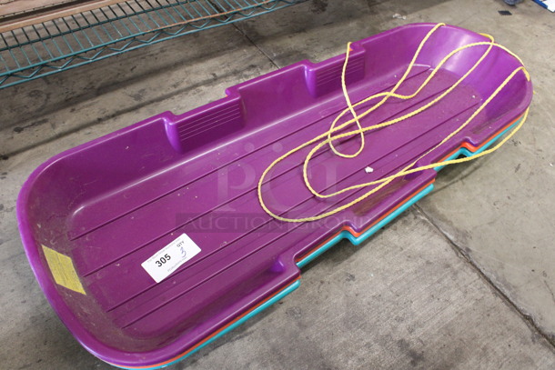 3 Poly Sleds. 18x48x4. 3 Times Your Bid! - Image 2 of 5