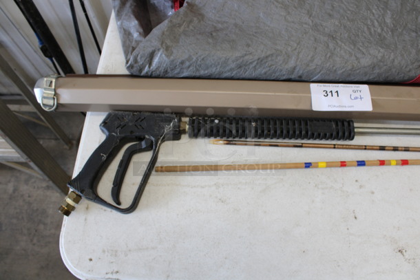 ALL ONE MONEY! Lot of Various Items Including Tarp and Projector Screen! - Image 2 of 4
