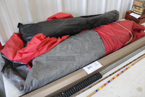 ALL ONE MONEY! Lot of Various Items Including Tarp and Projector Screen! - Image 3 of 4