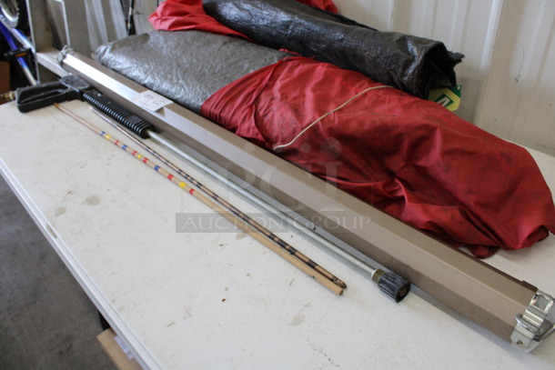 ALL ONE MONEY! Lot of Various Items Including Tarp and Projector Screen! - Image 4 of 4