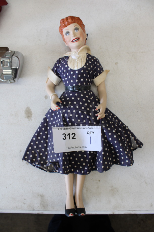 Lucille Ball Doll. 6x3x17