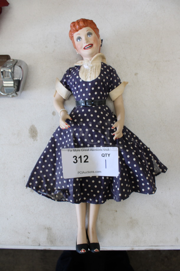 Lucille Ball Doll. 6x3x17 - Image 1 of 4