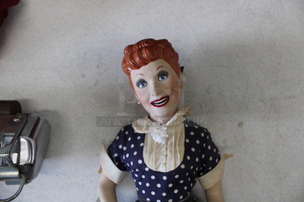 Lucille Ball Doll. 6x3x17 - Image 2 of 4