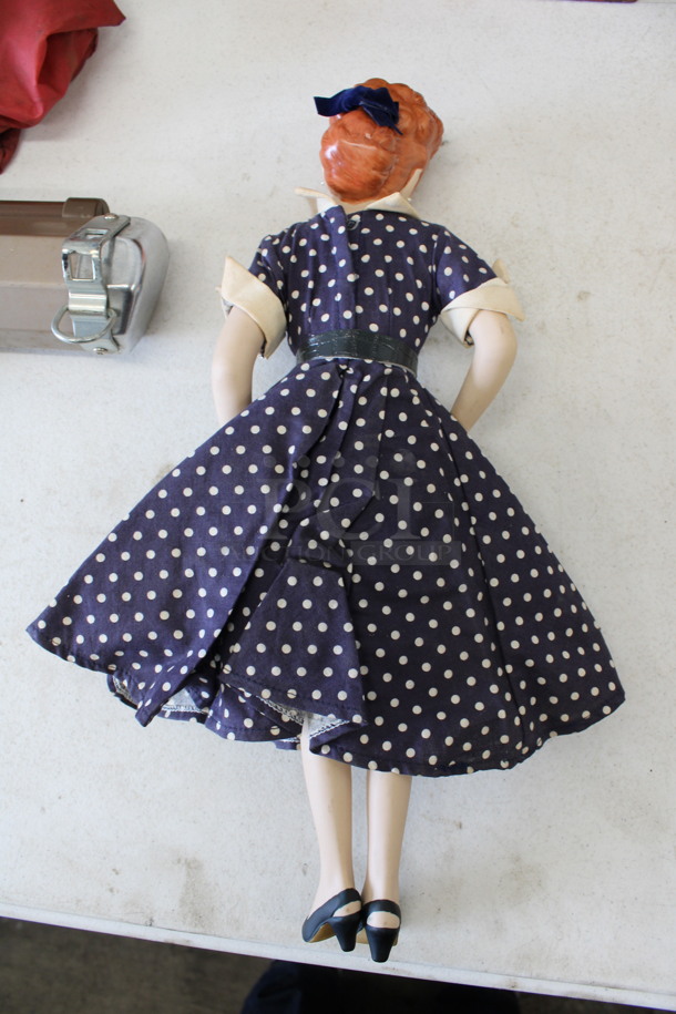 Lucille Ball Doll. 6x3x17 - Image 4 of 4