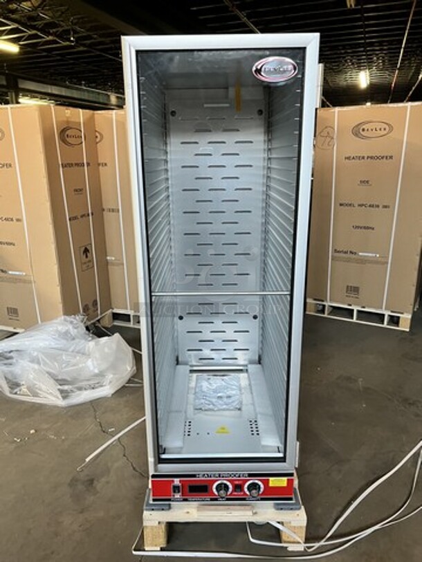 BRAND NEW! 2021 Bevles Commercial Electric Powered Heated Warming/Proofing Cabinet! With View Through Door! Model HPC-6836 Serial 2106003600048! 120V 1 Phase! On Commercial Casters!  - Image 2 of 8