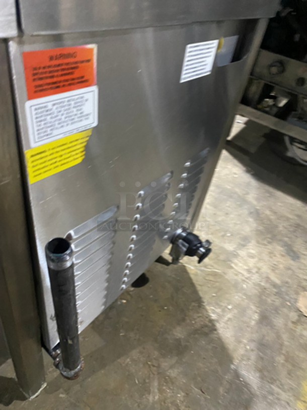 Groen Natural Gas Powered Dual Cabinet Convection Steamer! Hyper Steam Series! Model HY-6G Steamer Serial 601561HC! On Legs!    - Image 9 of 9