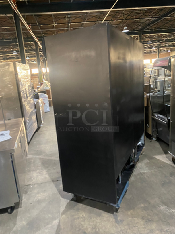 Beverage Air Commercial Reach In 3 Door Cooler Merchandiser! With Poly Coated Racks! Model MT66 Serial 4868572! 115V 1Phase! - Image 3 of 8