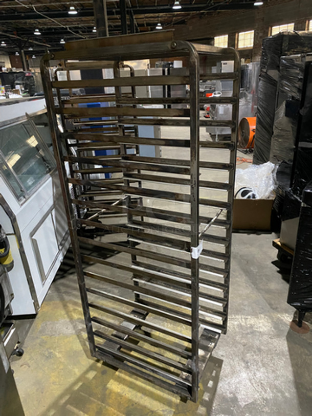 One Speed Metal Rack On Casters ! Holds 15 Full Sheets Pans ! - Image 2 of 5