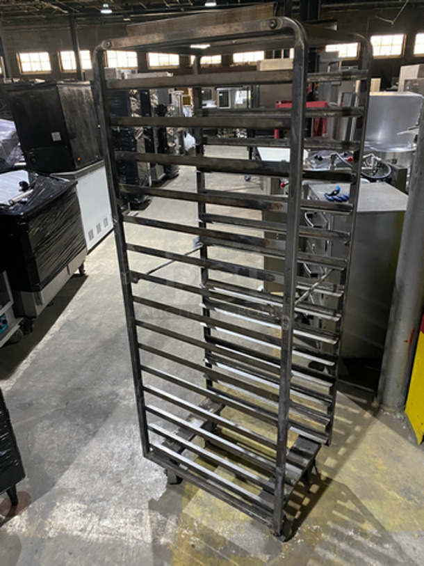 One Speed Metal Rack On Casters ! Holds 15 Full Sheets Pans ! - Image 3 of 5