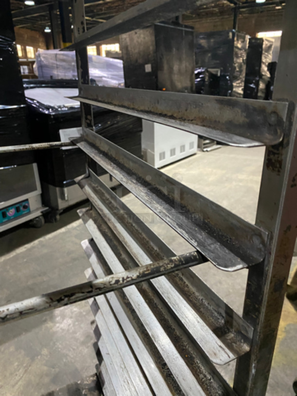 One Speed Metal Rack On Casters ! Holds 15 Full Sheets Pans ! - Image 5 of 5