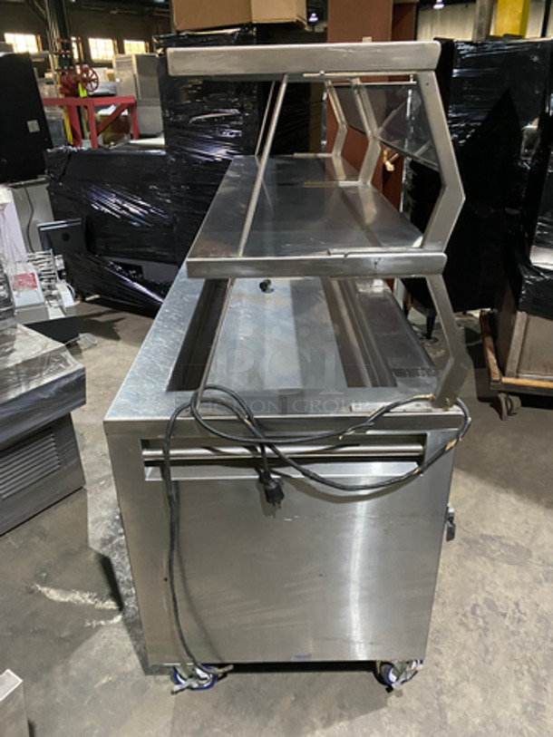 FAB! Precision All Stainless Steel Refrigerated Cold Pan/Salad Bar! With Underneath Storage Space! Model SST-2024-RT-NYC! 120 Voltage 1 Phase! On Casters! - Image 2 of 9