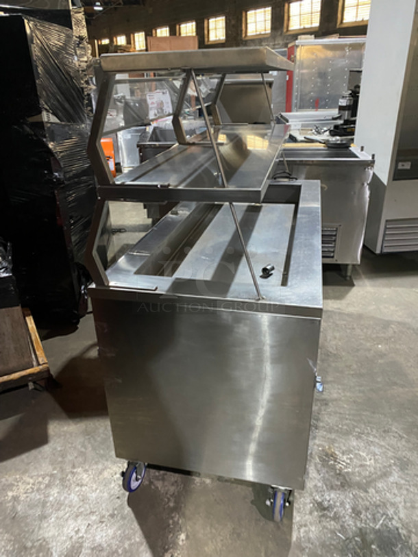 FAB! Precision All Stainless Steel Refrigerated Cold Pan/Salad Bar! With Underneath Storage Space! Model SST-2024-RT-NYC! 120 Voltage 1 Phase! On Casters! - Image 4 of 9