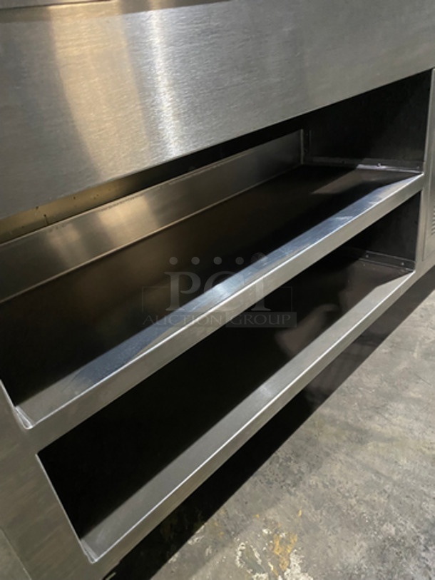 FAB! Precision All Stainless Steel Refrigerated Cold Pan/Salad Bar! With Underneath Storage Space! Model SST-2024-RT-NYC! 120 Voltage 1 Phase! On Casters! - Image 7 of 9