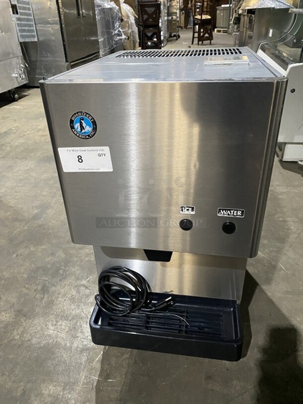 Sweet! Hoshizaki Counter Top Ice/Water Machine Dispenser Combo! Model DCM270BAH Serial F09080E! 115V 1 Phase! On Legs! 