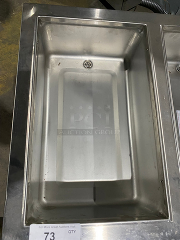 NICE! Wells Commercial 3 Drop In Steam Table! All Stainless Steel! 208/240 Volts   - Image 4 of 6
