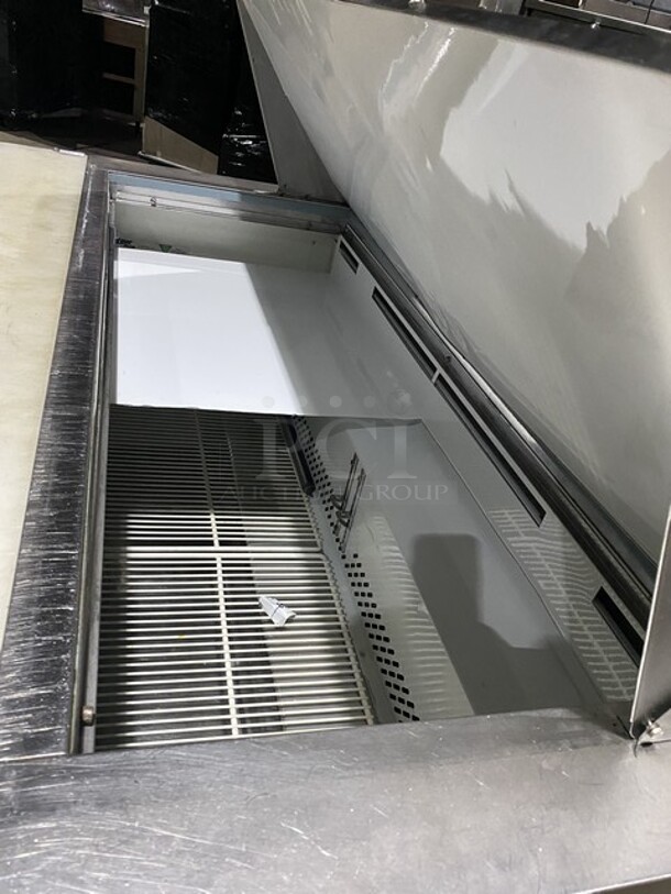 Centaur All Stainless Steel Refrigerated Mega Top Sandwich Prep Table! Model CST6024 Serial 1101CENHM0322! 115V 1 Phase! On Commercial Casters!  - Image 8 of 9