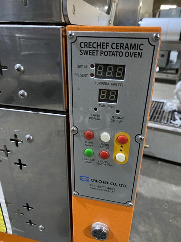 Sweet! Like New! Cre Chef Electric Powered Ceramic Baked Potato/Sweet Potato Oven! On Casters!   - Image 8 of 10